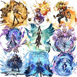 Anime Genshin Impact Vision Arataki Itto Shenhe Yunjin 원래 신의 눈 아크릴 스탠드 모델 플레이트 데스크 장식 팬 선물 New