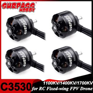 1/2/4PCS SURPASS HOBBY C3530 3530 1100KV 1400KV 1700KV RC FPV 고정익 비행기 드론 쿼드콥터용 아웃러너 브러시리스 모터