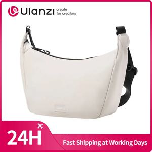 Ulanzi HMN1 Lunar Sling Bag 화이트/블랙 크로스 바디 백 카메라 스마트 폰 필 라이트 용 여행 가방