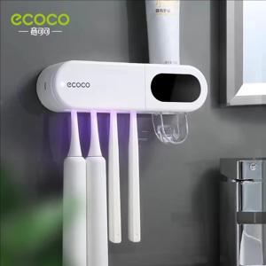 ECOCO 칫솔 살균기 자동 유도 충전식 건조 벽걸이 형 UV 칫솔 홀더 랙 욕실 액세서리