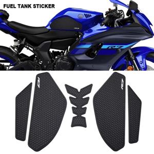 오토바이 R7 YZF R7 YZFR7 2021-2025 측면 연료 탱크 패드 탱크 패드 보호대 스티커 데칼 가스 니 그립 트랙션 R7 탱크 패드