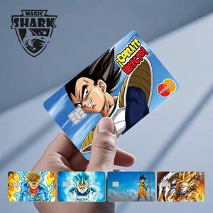 매직 상어 패션 애니메이션 드래곤 볼 3M PVC 매트 울트라 얇은 피부 스티커 커버 필름 직불 신용 카드
