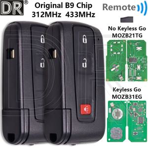 그레이트 B9 칩 312/433MHz MOZB21TG MOZB31EG 근접 자동차 원격 제어 스마트 키 P/N 89994-47061 For Toyota Prius 2005-2008