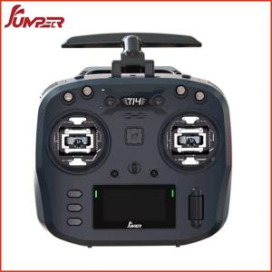 점퍼 T14 2.4Ghz/915Mhz 1W ELRS 원격 제어 CNC 홀 센서 짐벌 양방향 접이식 안테나 OLED 디스플레이