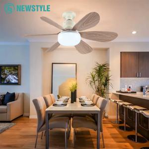 20-40W LED 천장 팬 라이트 E26 E27 기본 무선 원격 스마트 팬 3 거실 홈 팬용 조명 모드로 조절 가능