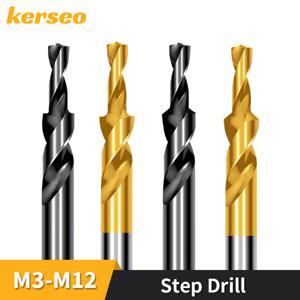 카운터보어 트위스트 스텝 드릴 M35 코발트/HSS 이중 커팅 비트 HSS 금속 90 180 학위 M3 M4 M5 M6 M8 M10 콘 드릴링 도구