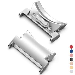 삼성 갤럭시 시계 6 5 4 40 44mm 갤럭시 Watch6 클래식 42 46mm 43 47mm 2pcs Tainless Steel 어댑터 용 퀵 피팅 커넥터