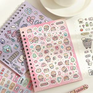Mr Paper, Little Noga 스티커 북 시리즈 스티커 북 스크랩북 스티커 학생 문구 용품 저렴한 카와이 문구