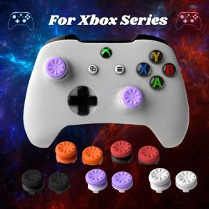 Xbox 시리즈 X/S 썸스틱용 새 제품 2개 Freek Galaxy 프로페셔널 썸스틱(퍼플 블랙 & 화이트)