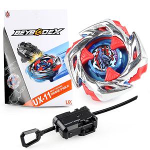 UX-11 스타터 임팩트 드레이크 9-60LR(립코드 런처 세트 포함) 자이로 스피닝 장난감 배틀 탑 게임 선물