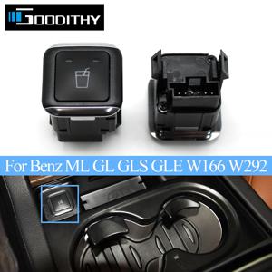 메르세데스 벤츠 ML GL GLS GLE W166 W292 2012-2019 1669050052 용 자동차 워터 컵 홀더 온도 조절 스위치 버튼