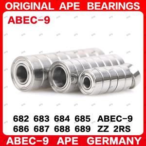 5/10pcs ABEC-9 베어링 681XZZ 682ZZ 683ZZ 684ZZ 685ZZ 686ZZ 687ZZ 688ZZ 689ZZ -2Z -2RS 정밀 볼 베어링