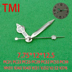 1 세트 TMI VH31 손 녹색 빛나는 PC21 손 PC32 손 PC33 손 PC39 손 PC23 손 vh31a 시계 손 VH31B 손