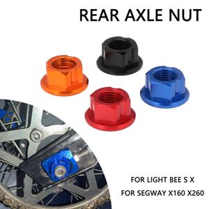 오토바이 CNC 리어 액슬 너트 M12 1.25mm Sur-Ron Surron Sur ron Light Bee S X 범용 전기 먼지 핏 자전거 액세서리