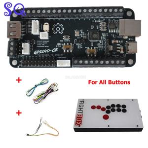 고급 브레이크 아웃 보드 GP2040-CE Raspberry Pi RAC PICO 게임 조이스틱 제어 칩 키트 제로 지연 RGB LED 다중 입력 모드