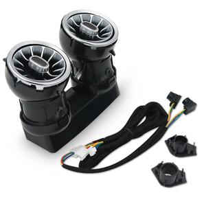 메르세데스 벤츠 W205 W213 X253 W222 W463a C GLC 클래스 차량용 후면 LED 에어벤트 3/64 컬러 터빈 아웃렛 노즐 앰비언트 라이트
