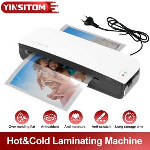 YINSITOM A4 라미네이터 A3 A4 A5 A6 뜨겁고 차가운 모드의 라미네이팅 기계, 종이 건조기, 코너 충전 및 라미네이트 시트 포함