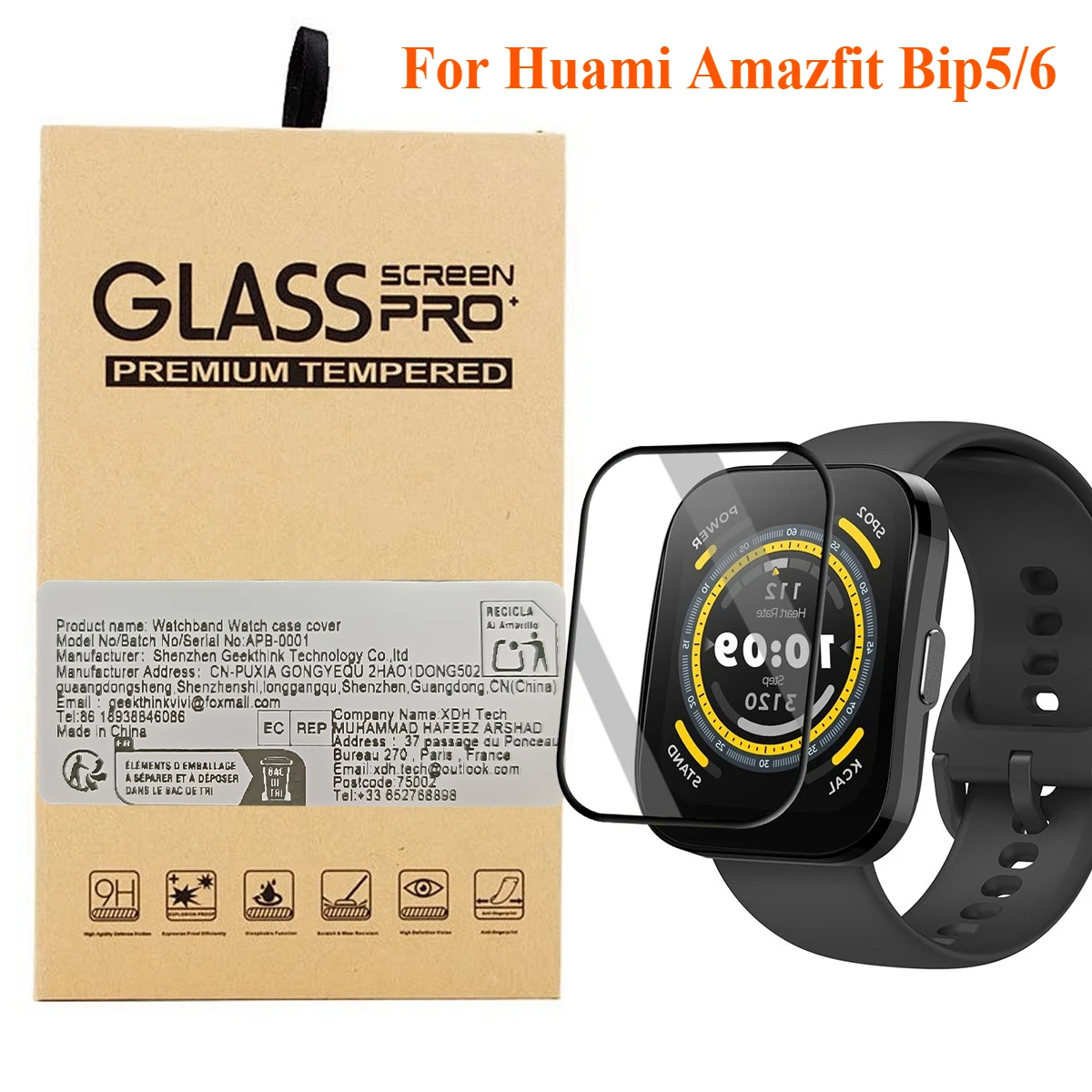Amazfit BIP 6 용 화면 보호기 3D 곡선 화면 보호기 Amazfit BIP6/5 Ultra-HD 풀 커버리지 보호 필름 액세서리