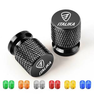 2개 타이어 밸브 캡 휠 타이어 커버 CNC 알루미늄 합금 이탈리카 125 Z 150 SZ 150 200 250Z AT110 AT125 RT 액세서리