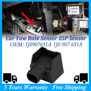 1J0907651A VW 스코다 시트 자동차용 새 야우 레이트 센서 ESP 센서 블랙 자동차 액세서리 1J0 907 651 A 1J0 907 651A