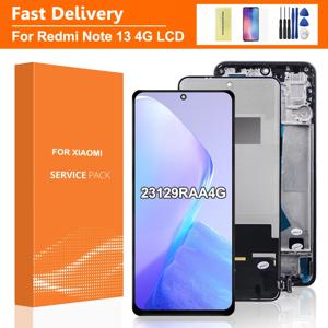 Xiaomi Redmi Note 13 4G LCD 디스플레이 터치 디지타이저 어셈블리 (프레임 포함) 23129RAA4G 23124RA7EO 호환 화면 교체