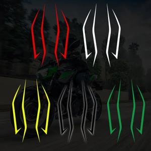 오토바이 페어링 스티커 장식 가와사키 닌자 NINJA400 H2 H2SX 용 반사 쿨 프론트 풀 헤드 라이트 데칼