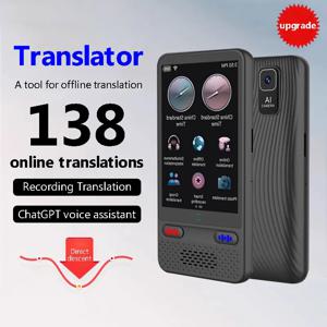 언어 번역기 AI 번역 지원 ChatGPT 138개 언어 번역 양방향 실시간 음성 번역