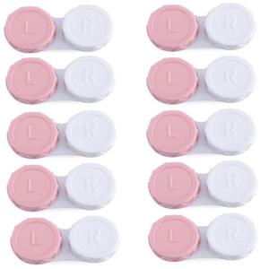 10pcs 케이스 렌즈 컬러 학생 케이스 아이 렌즈 세트 콘택트 렌즈 상자 YXYJH02