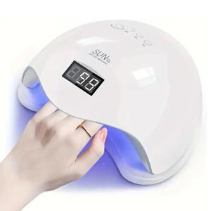 전문 살롱용 UV 네일 램프, 빠른 젤 건조기, 4가지 타이머, 자동 센서, LCD 디스플레이가 있는 전문 네일 아트 도구