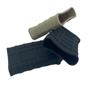 전술 M4/M16 빠른 잡지 고무 홀스터 5.56 Mag 가방 슬리브 고무 슬립 커버 총 Airsoft 카트리지 사냥 액세서리