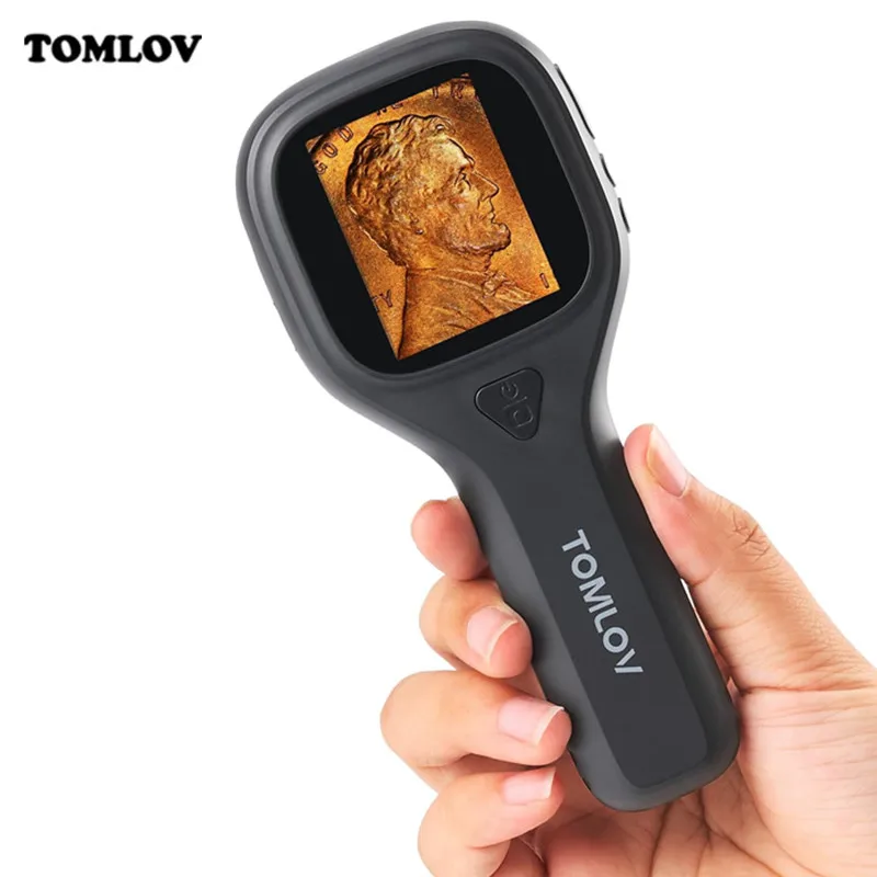 어린이를위한 Tomlov 현미경 성인용 디지털 돋보기 수집가를위한 빛 USB 휴대용 동전 돋보기 PC 호환 가능