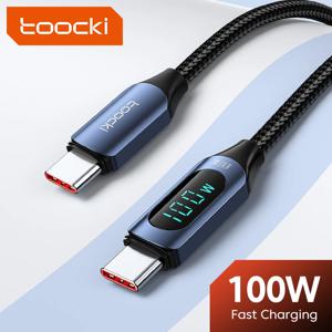 Toocki C타입 to C타입 케이블, 100W PD 고속 충전 충전기, USB C to USB C 디스플레이 케이블, 샤오미 삼성 리얼미 맥북 아이패드용