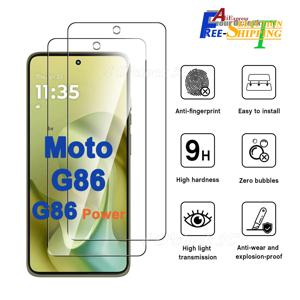 Motorola Moto G86 Power 6.67 인치 화면 보호기 강화 유리 크리스탈 운모 9H HD 투명 투명