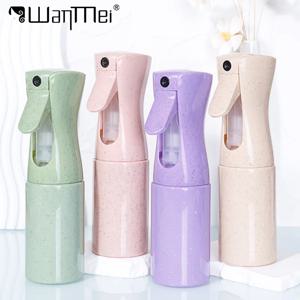 1pcs 밀짚 200ml 물 스프레이 병 이발사 샴푸 안개 스프레이 스캔 원예 리필 용 병 살롱 헤어 스타일링 도구