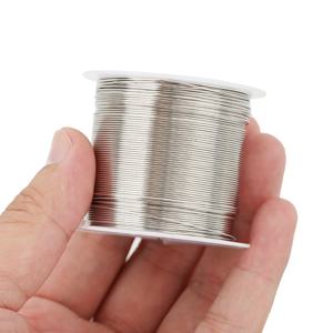스테인리스 스틸 1롤 0.2 0.3 0.4 0.5 0.6mm 비딩 와이어 라인 실 강력 코드 직경 팔찌 줄 DIY 쥬얼리 제작