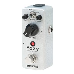 SONICAKE Fazy Sandwich Fuzz 기타 이펙트 페달 클래식 퍼즈 톤 100%-아날로그 트루 바이패스 QSS-24