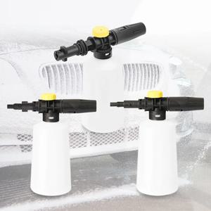 KARCHER/ BOSCH AQT/ LAVOR 용 750ML 스노우 폼 랜스 조정 가능한 스프레이 노즐이있는 자동차 압력 세척기 비누 폼 생성기