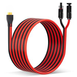 ALLPOWERS R600 Ecoflow River Delta Anker SOLIX 등을 위한 6m/3m/1.5m XT60-태양광 패널 커넥터 충전 코드 태양광 발전기.