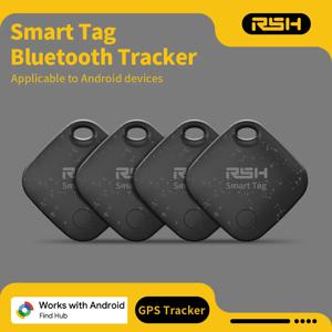 RSH 공식 브랜드, 1/4개 세트 GPS 추적기, 안드로이드 기반 위치 추적 장치, 멋진 디자인의 차량용 위치 추적기, 반려동물 추적기, 구글의 ‘Find My’ 앱을 통해 사용 가능