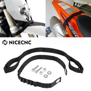 KTM EXC EXCF XC XCF XCW TPI 125 250 300 350 450 500 2023 SX SXF 2019-2022용 NICECNC 앞뒤 펜더 풀 스트랩 지지 벨트