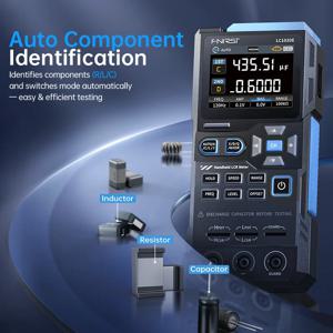FNIRSI LC1020E 휴대용 디지털 브리지 LCR 미터, 자동 L/C/R 측정, 2.8인치 컬러 스크린 구성품 테스터