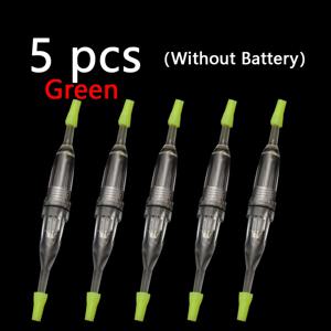 5PCS LED 소형 컬러 수중 낚시등, 휴대용 해양 장비 조명, 배터리 없이 물고기를 유인하는 미끼등