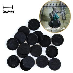 10pcs 25mm 소형 Wargame 기본 ABS 플라스틱 장난감 Diy 모델 만들기/샌드 테이블 레이아웃/테이블베이스 키트/군사 풍경