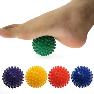 7cm 스파이키 마사지 볼 휴대용 바디 롤러 내구성 있는 PVC 근막 이완 스포츠 피트니스 트리거 포인트 완화