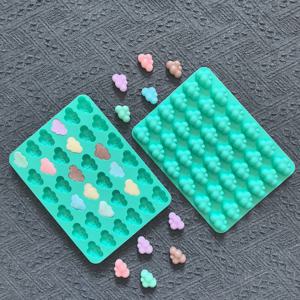 1pc 36 캐비티 구름 모양의 초콜릿 쿠키 베이킹 실리콘 몰드, DIY 초콜릿, 캔디, 푸딩, 쿠키에 적합