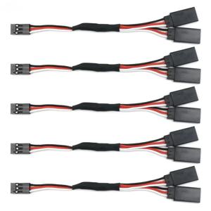 150mm Y형 서보 연장 케이블 JR 신호선 3핀 분배기 코드 RC 자동차 비행기 서보 헬리콥터 케이블 리드 와이어
