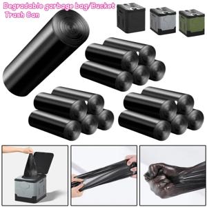 1-8롤 휴대용 변기 자동차 변기 버킷 쓰레기통 여행 야외 캠핑 접이식 변기 투어 비상 자율주행 성인용