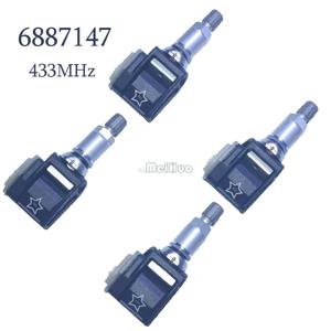 1/4PCS 6887147 433MHZ 타이어 압력 센서 BMW F40 G42 NB2 U06 F44 F74 G20 G22 G26 G30 G60 F12 G32 G01 G05 G15 G70 U10 차량용
