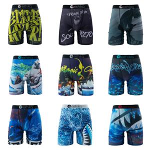 ETHIKA 남성 속옷 복서 1Pcs 통기성 메쉬 가랑이 남성 수영 속옷 플러스 사이즈 L-3XL 남성 팬티 남성 복서 팬티