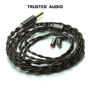 Trusted Audio Z01 이어폰 업그레이드 케이블, 7N OCC+ 은도금 팔라듐, 액체 질소 초저온 처리, 고해상도 HIFI 케이블, MMCX/0.78mm 2핀 호환